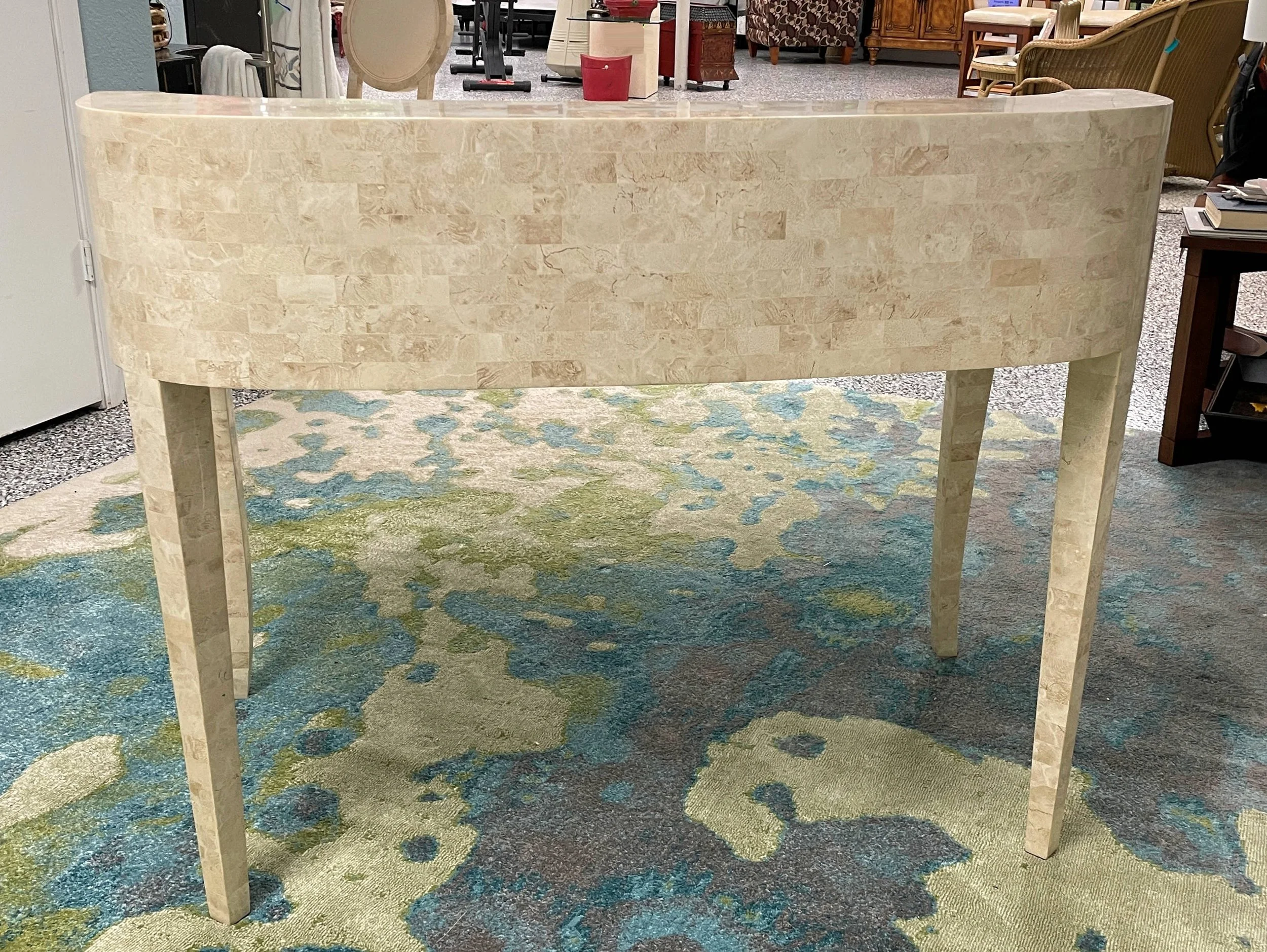 Encore Furniture Gallery-Maitland Smith Tessellated Stone Writing Desk